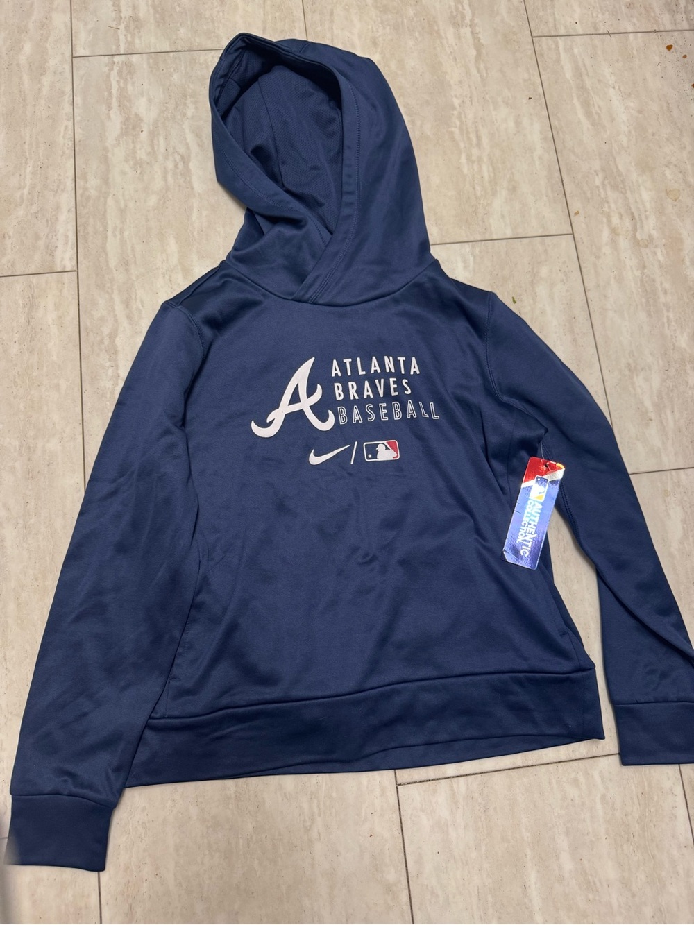 Nike Atlanta Braves Baseball  Hoodie Size Medium NWT